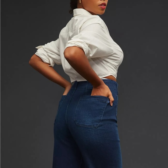 Pilcro wide-leg high rise jeans - Picture 2 of 7